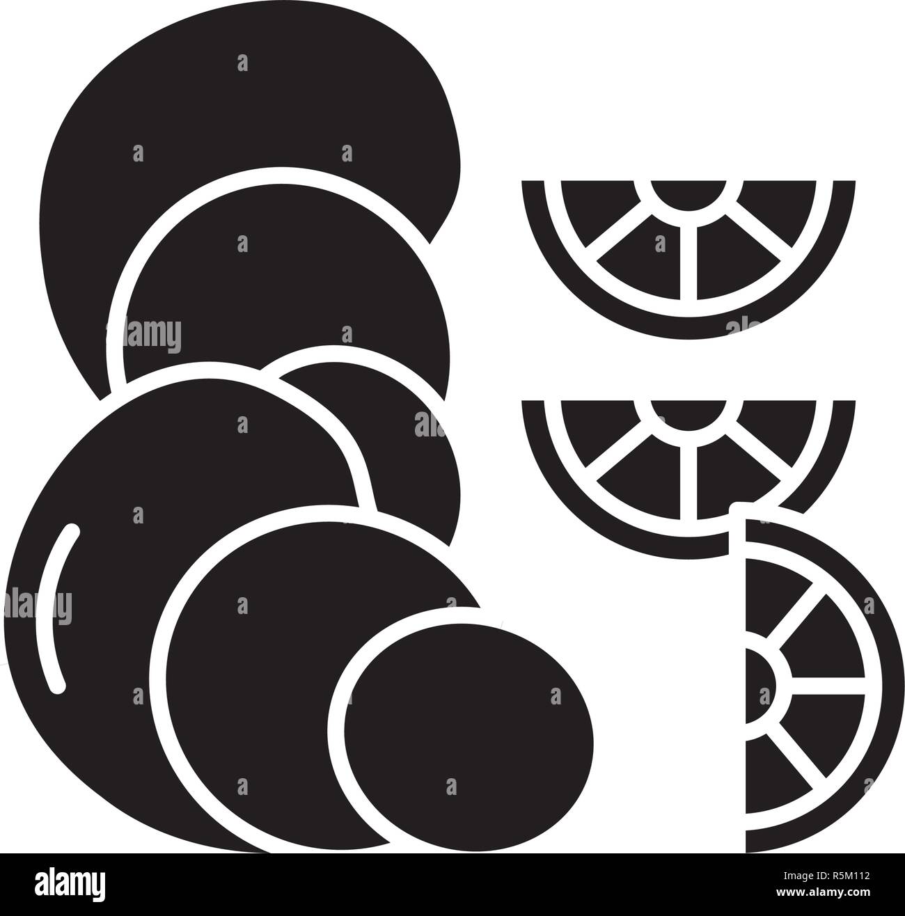 Les huîtres icône noire, vector signe sur fond isolé. Les huîtres symbole, illustration Illustration de Vecteur