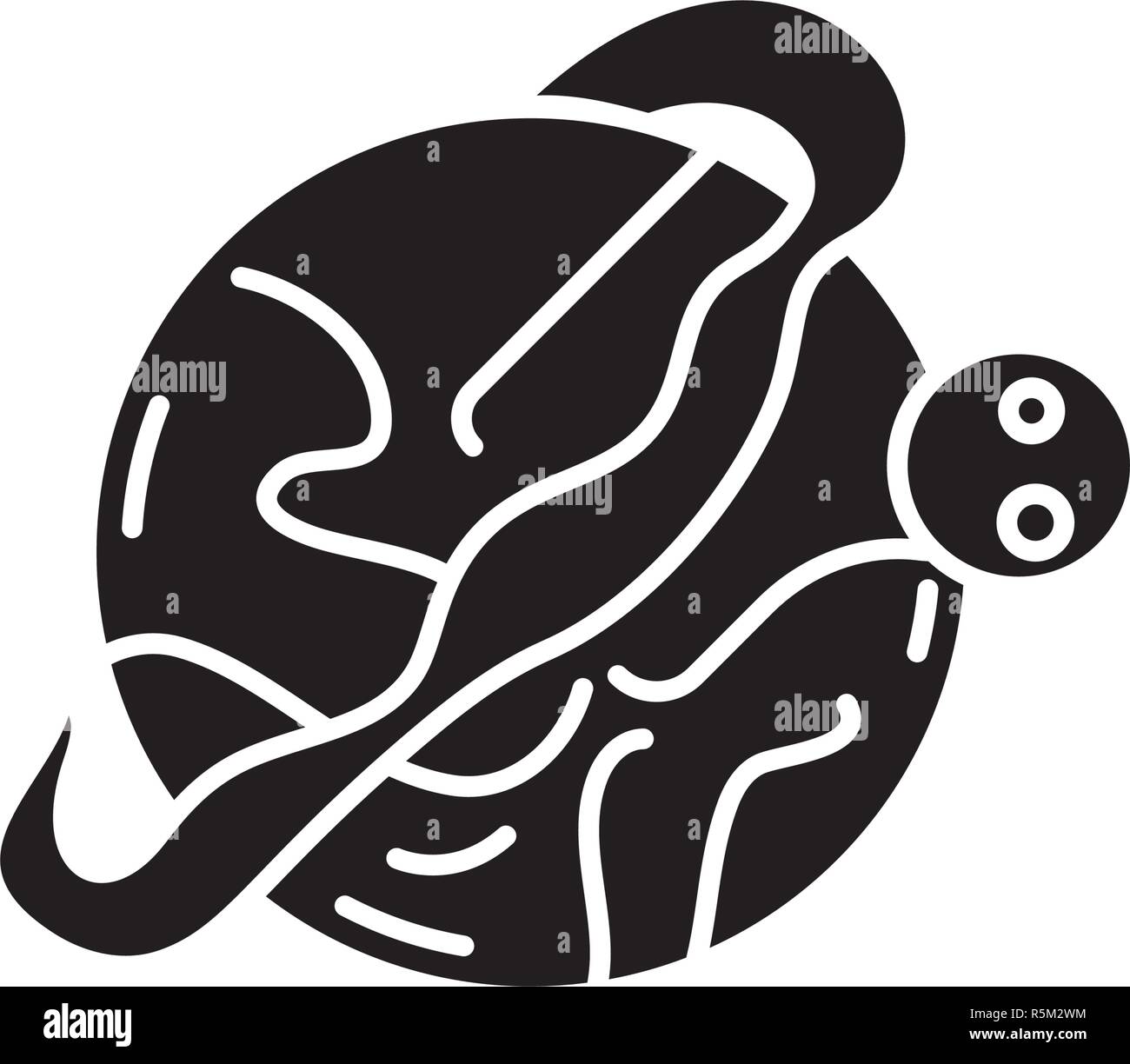 La logistique optimale icône noire, vector signe sur fond isolé. Concept logistique optimale, illustration symbole Illustration de Vecteur