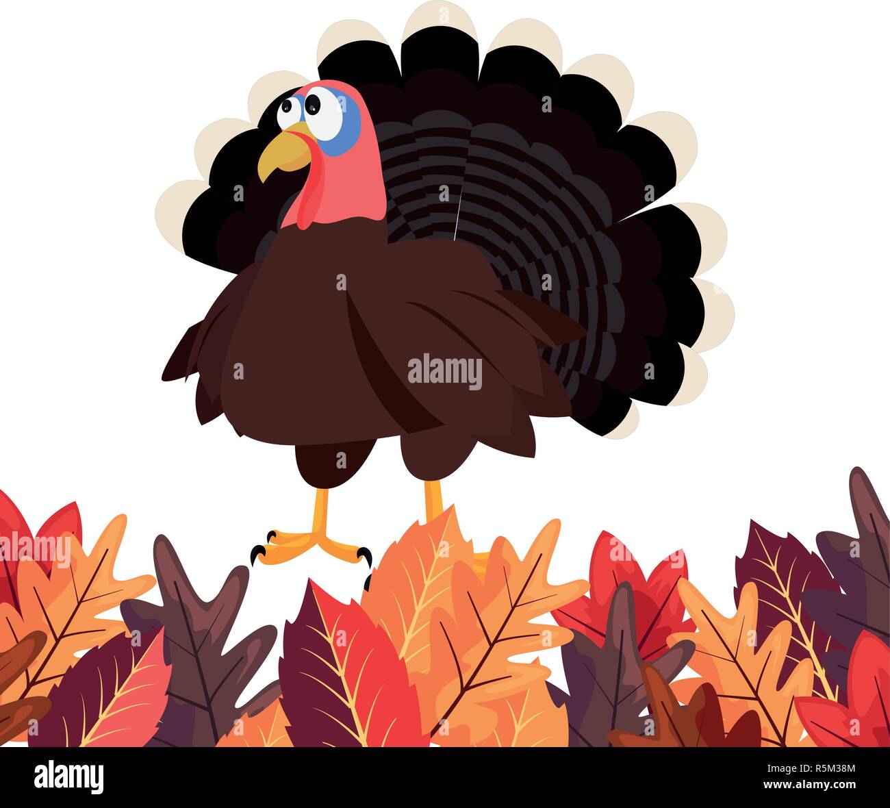 Feuillage laeves citrouille white background vector illustration vector illustration Illustration de Vecteur