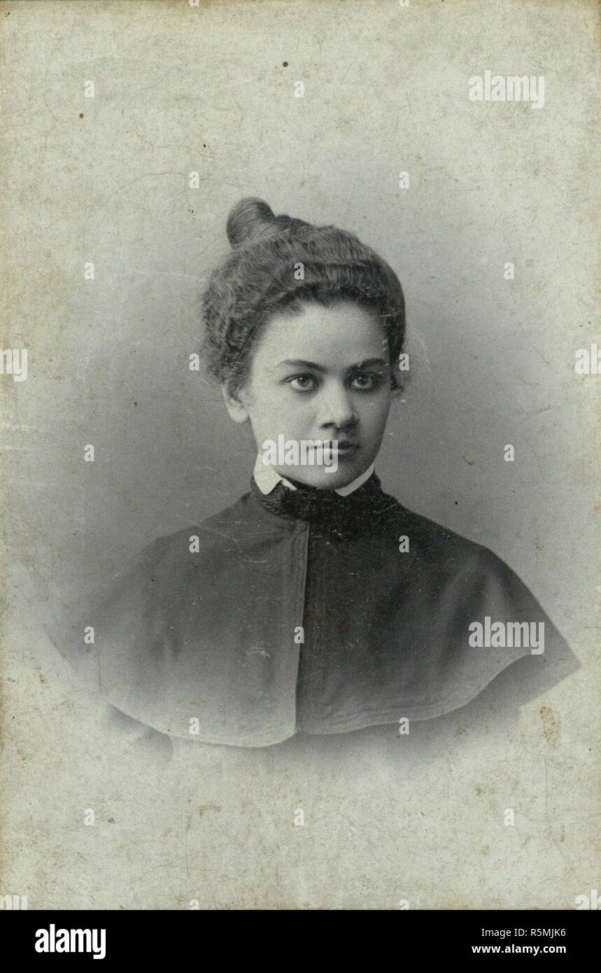 Olga Vladimirovna Rozanova (1886-1918). Musée : collection privée. Auteur : anonyme. Banque D'Images