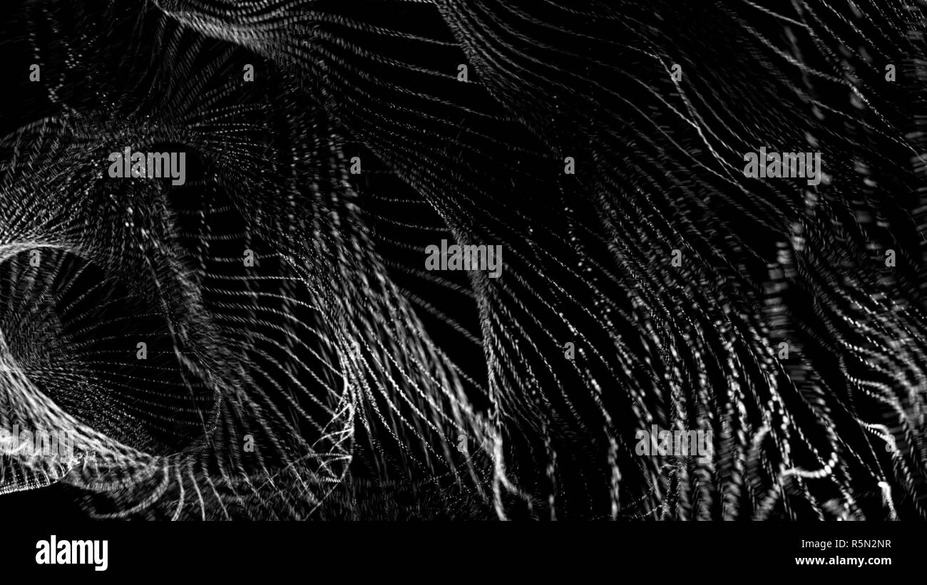 Résumé fond avec le flux de particules. Le rendu 3D Banque D'Images Résumé fond avec le flux de particules. Le rendu 3D Banque D'Images