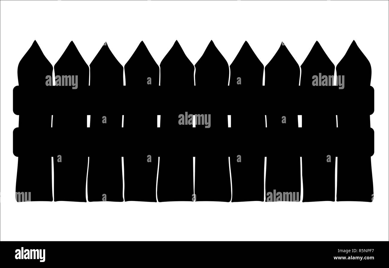 Cartoon vector icône symbole clôture design. Belle illustration isolé sur fond blanc Banque D'Images