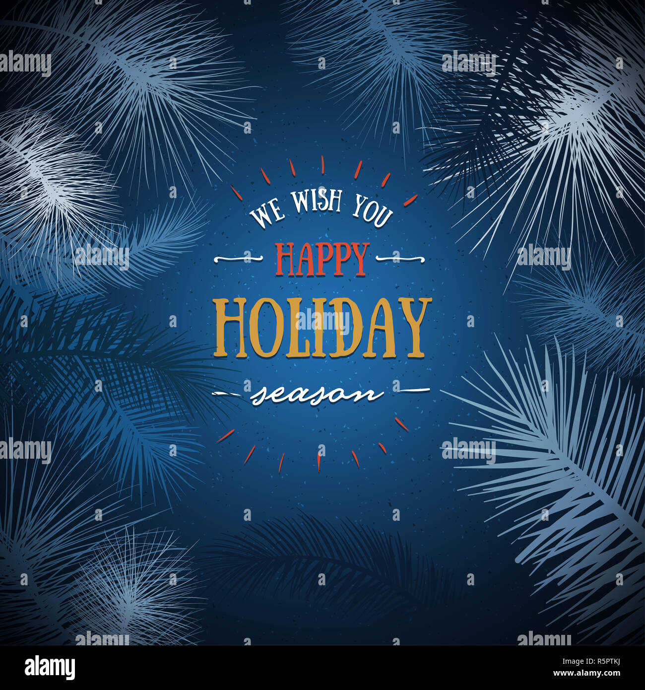 Carte de souhaits des Fêtes Banque D'Images