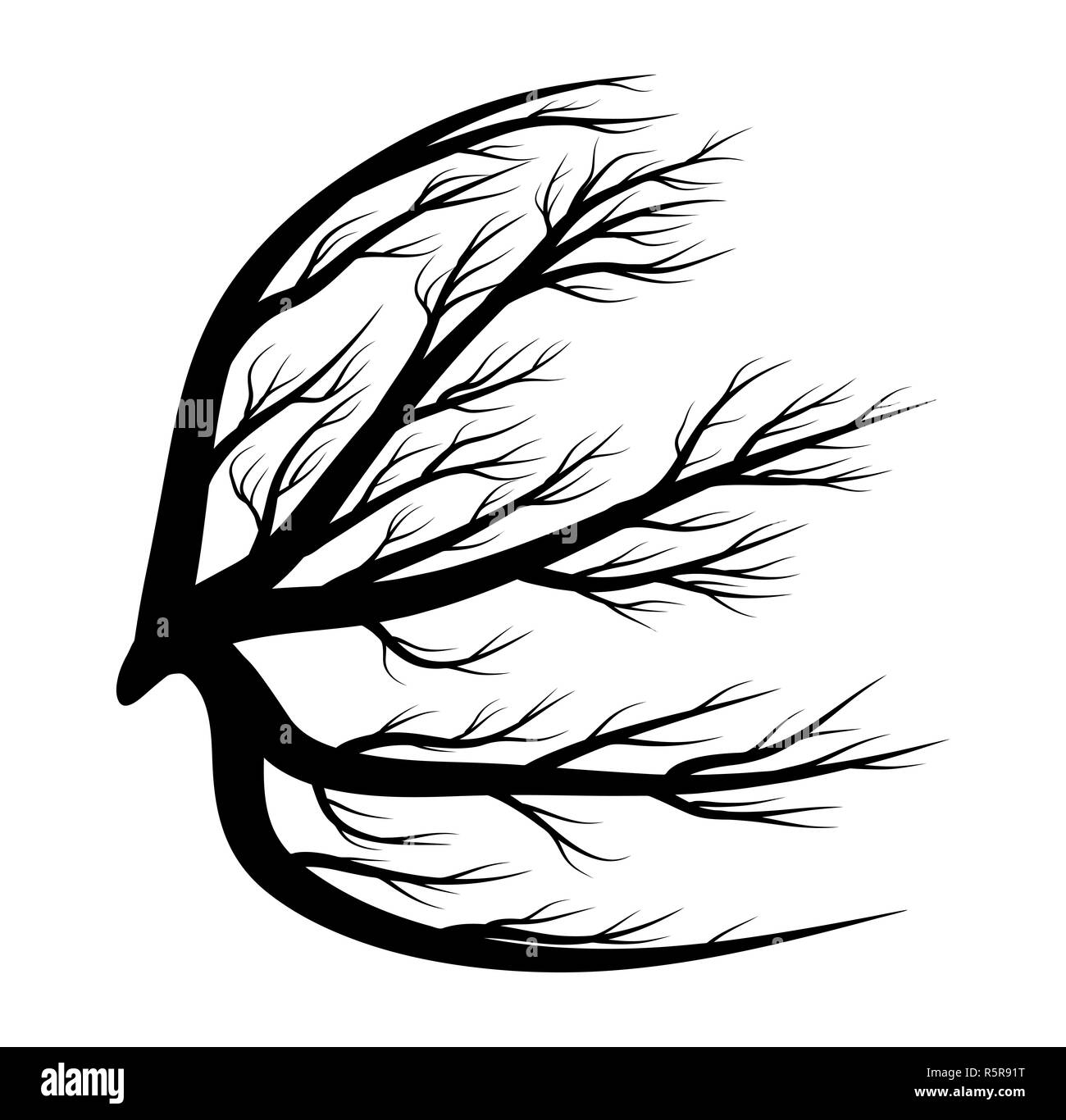 Les Veines de l'œil, le sang, les vaisseaux symbole vecteur icône concevoir. Banque D'Images