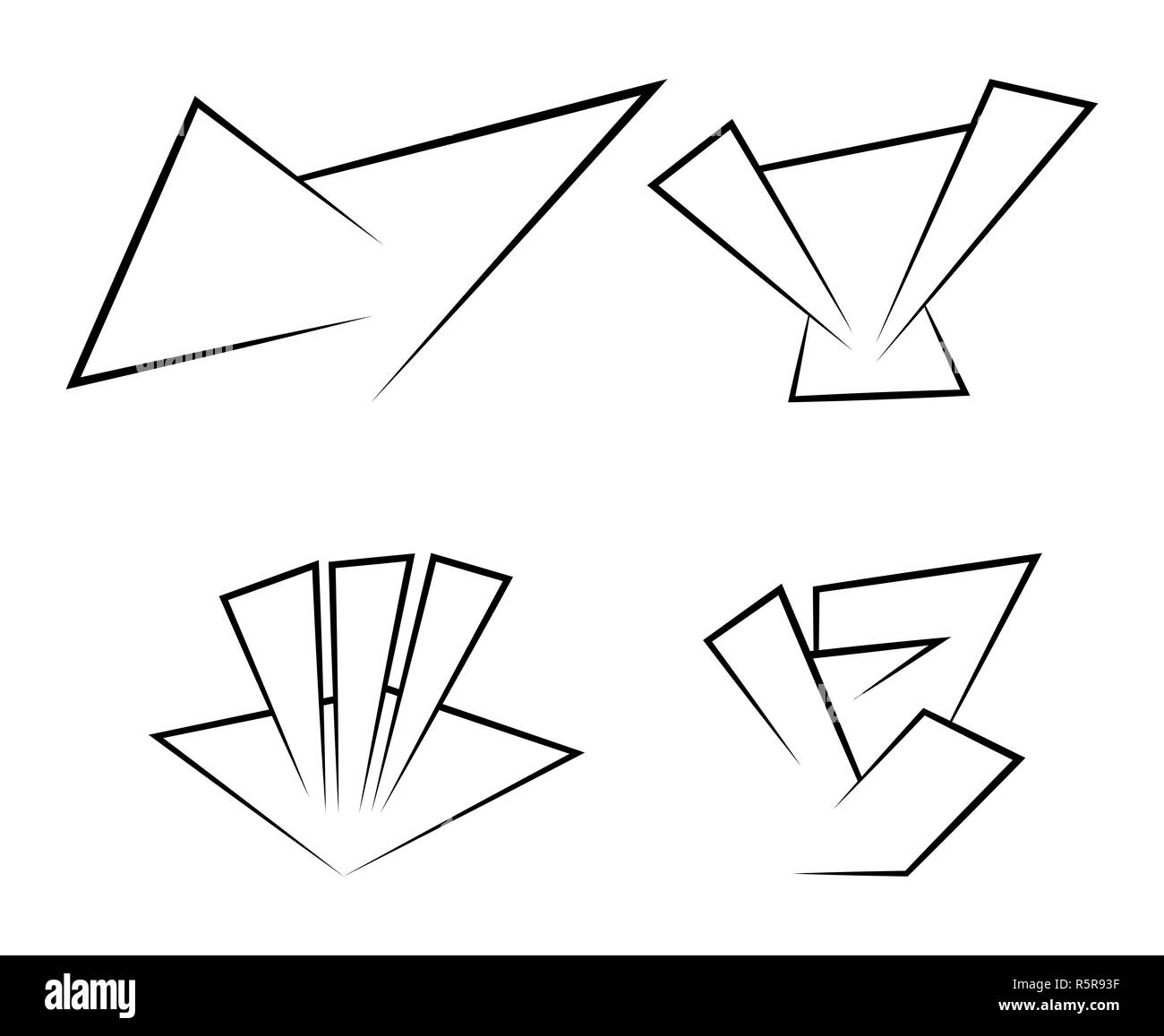 Document du bureau design logo vector icône symbole Banque D'Images