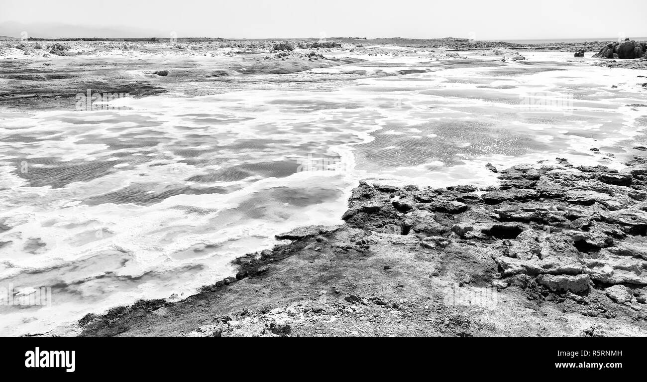 Dans l'Afrique de l'Éthiopie de danakil dépression volcanique de dallol Banque D'Images