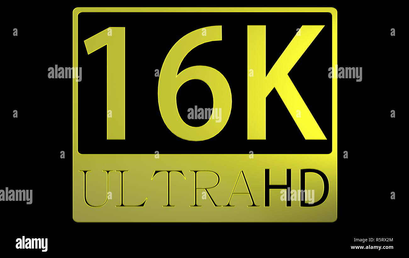 Le rendu 3D de belle vue de l'Ultra HD 16K photo Banque D'Images