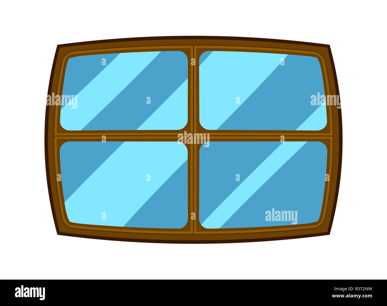 Cartoon vector icône symbole fenêtre design Photo Stock - Alamy