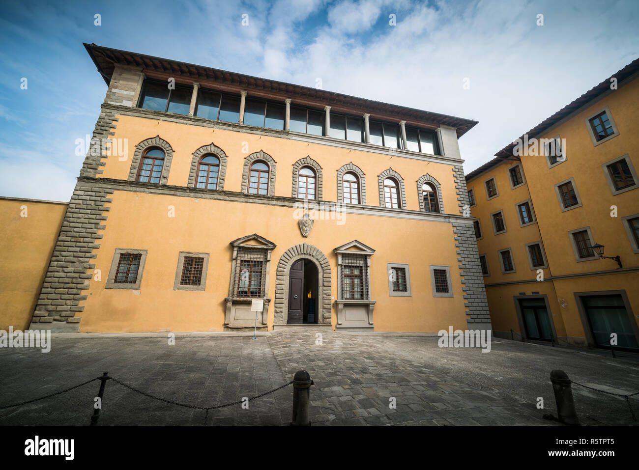 Palazzo Grifoni, San Miniato, en Toscane, Italie, Europe. Banque D'Images
