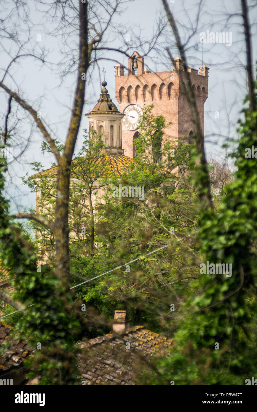 San Miniato, en Toscane, Italie, Europe. Banque D'Images