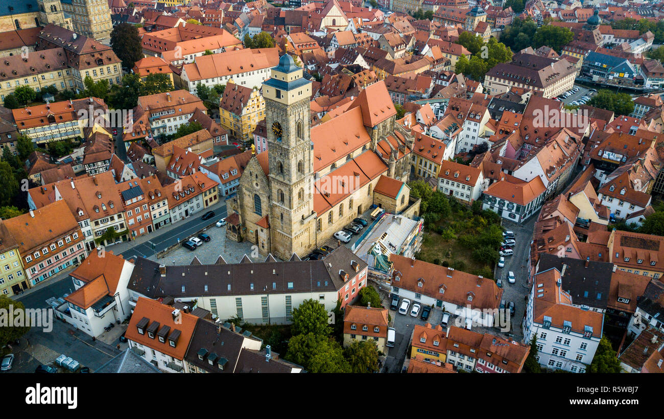 Obere Pfarre ou église paroissiale, Bamberg, Allemagne Banque D'Images