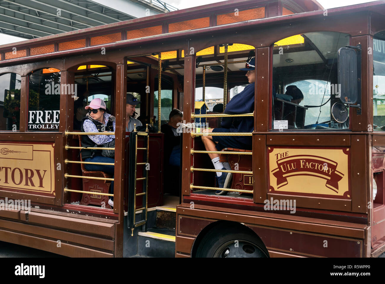 Du Tram, Anchorage, Alaska, USA Banque D'Images
