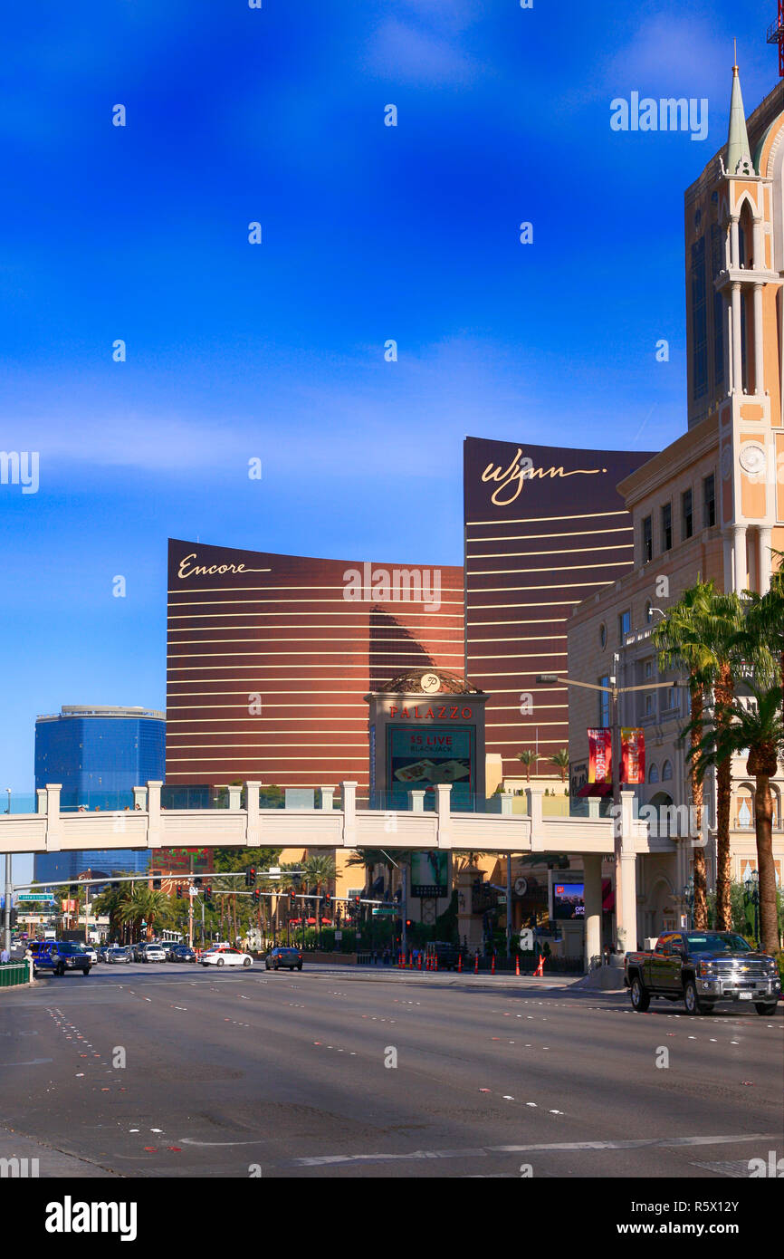 Le Wynn Hotel and Casino et encore sur S Las Vegas Boulevard (le Strip à Las Vegas, Nevada Banque D'Images