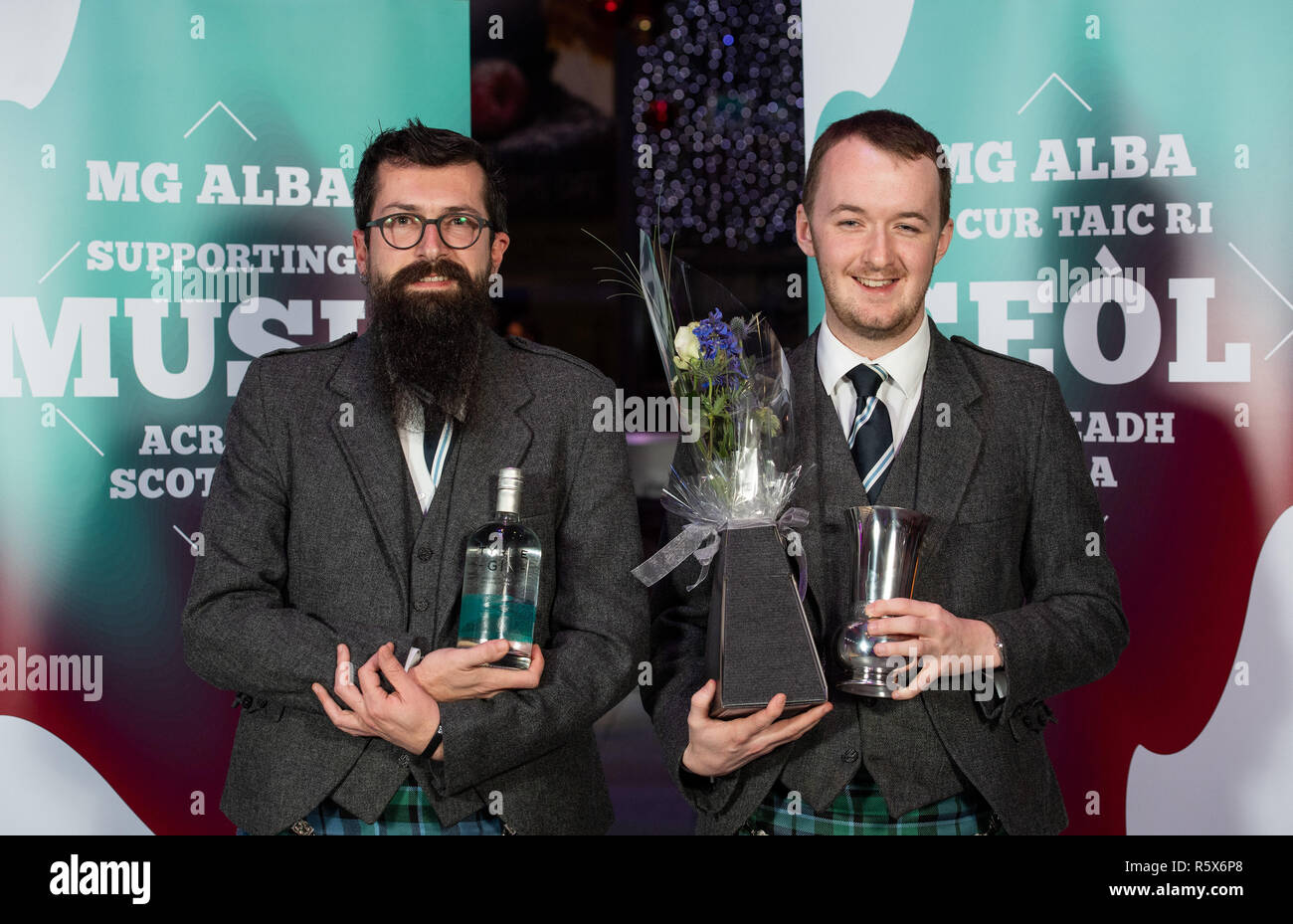 Inverary and District Pipe Band - Daniel mcdermott , Gus sicard Banque D'Images