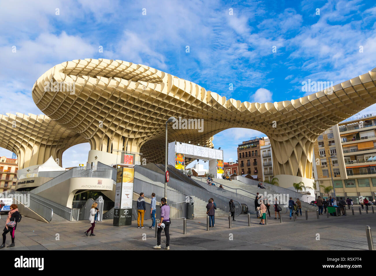 Le Metropol Parasol (Setas de Sevilla) à Séville, Espagne Banque D'Images