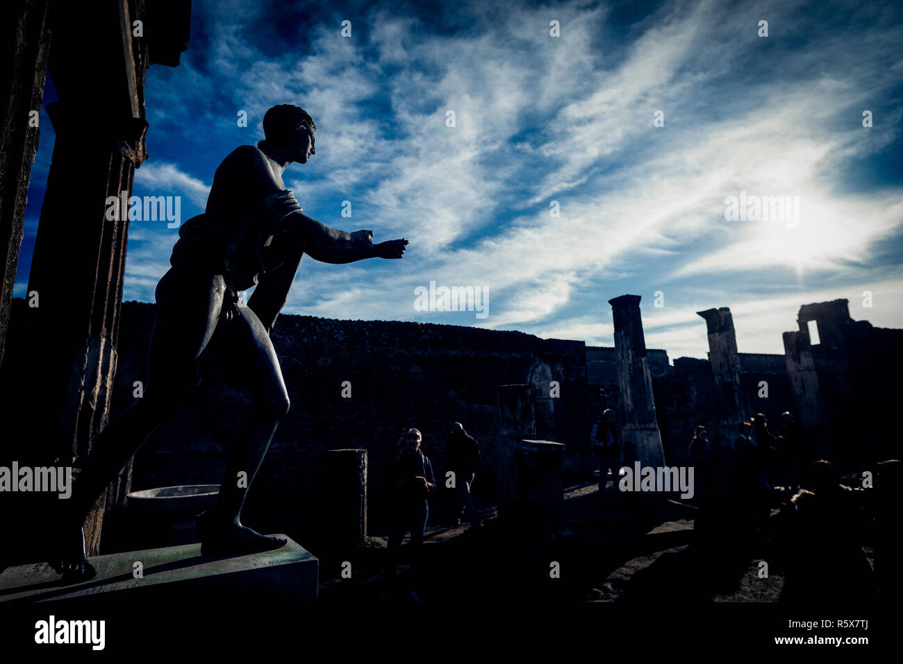 Parc archéologique de Pompéi Banque D'Images