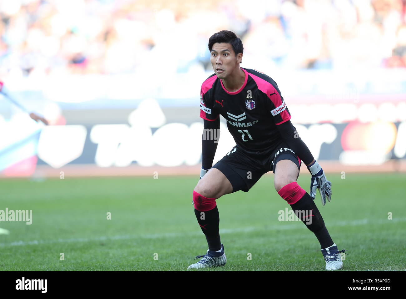 Kanagawa, Japon. 1er décembre 2018. (Cerezo Jin-Hyeon Kim) Football/soccer : 2018 J1 match de championnat entre Yokohama F Marinos 1-2 Cerezo Osaka NHK Spring Mitsuzawa Stade de Football à Kanagawa, Japon . Credit : AFLO/Alamy Live News Banque D'Images