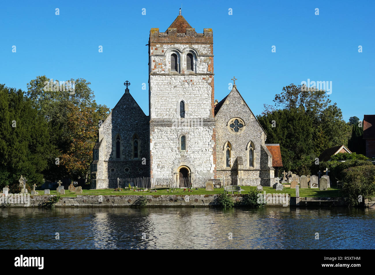 Dans l'église All Saints Bisham, Berkshire en Angleterre Royaume-Uni UK Banque D'Images