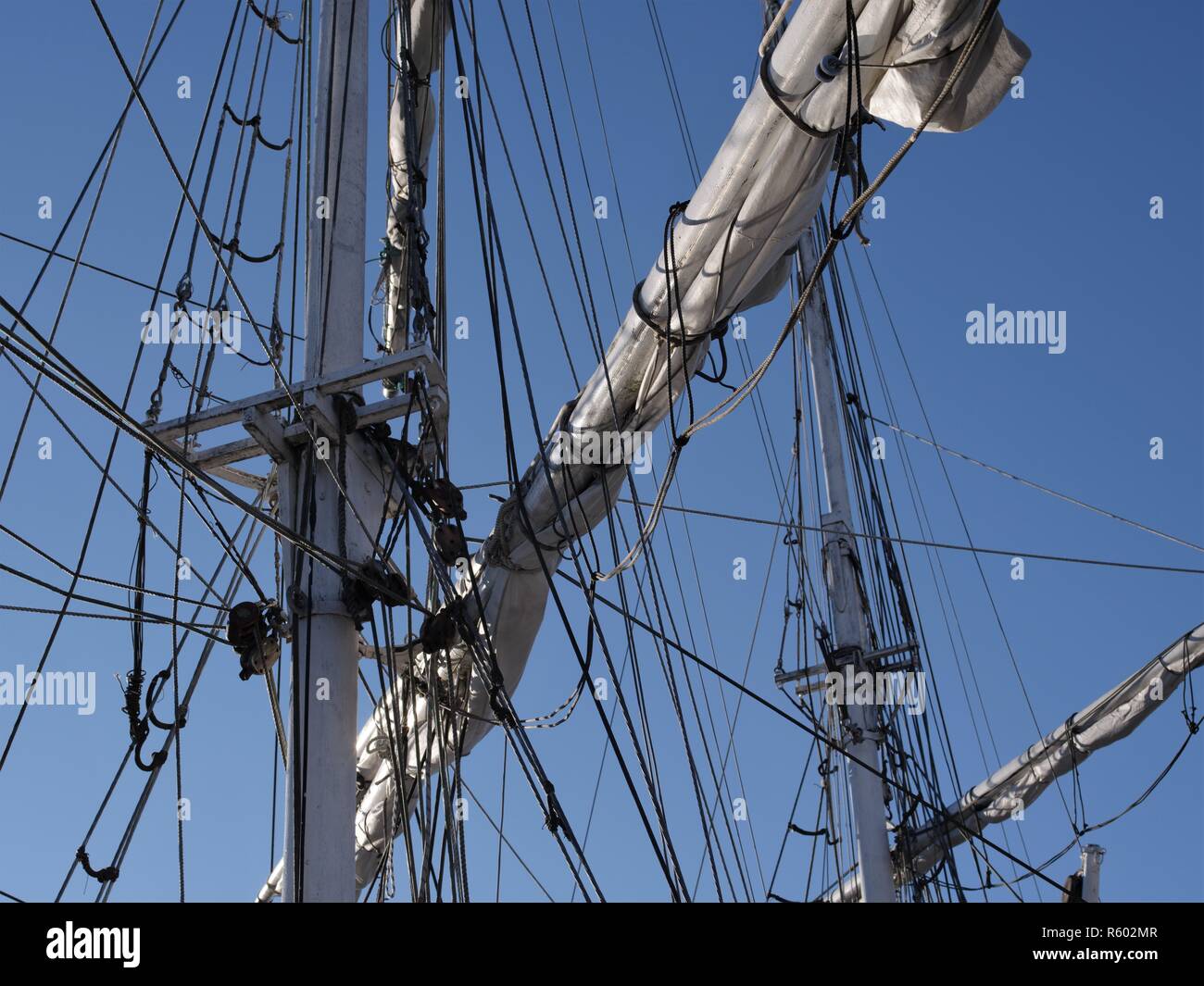 Grand voilier, Musée maritime de Vancouver, C.-B., Canada Banque D'Images