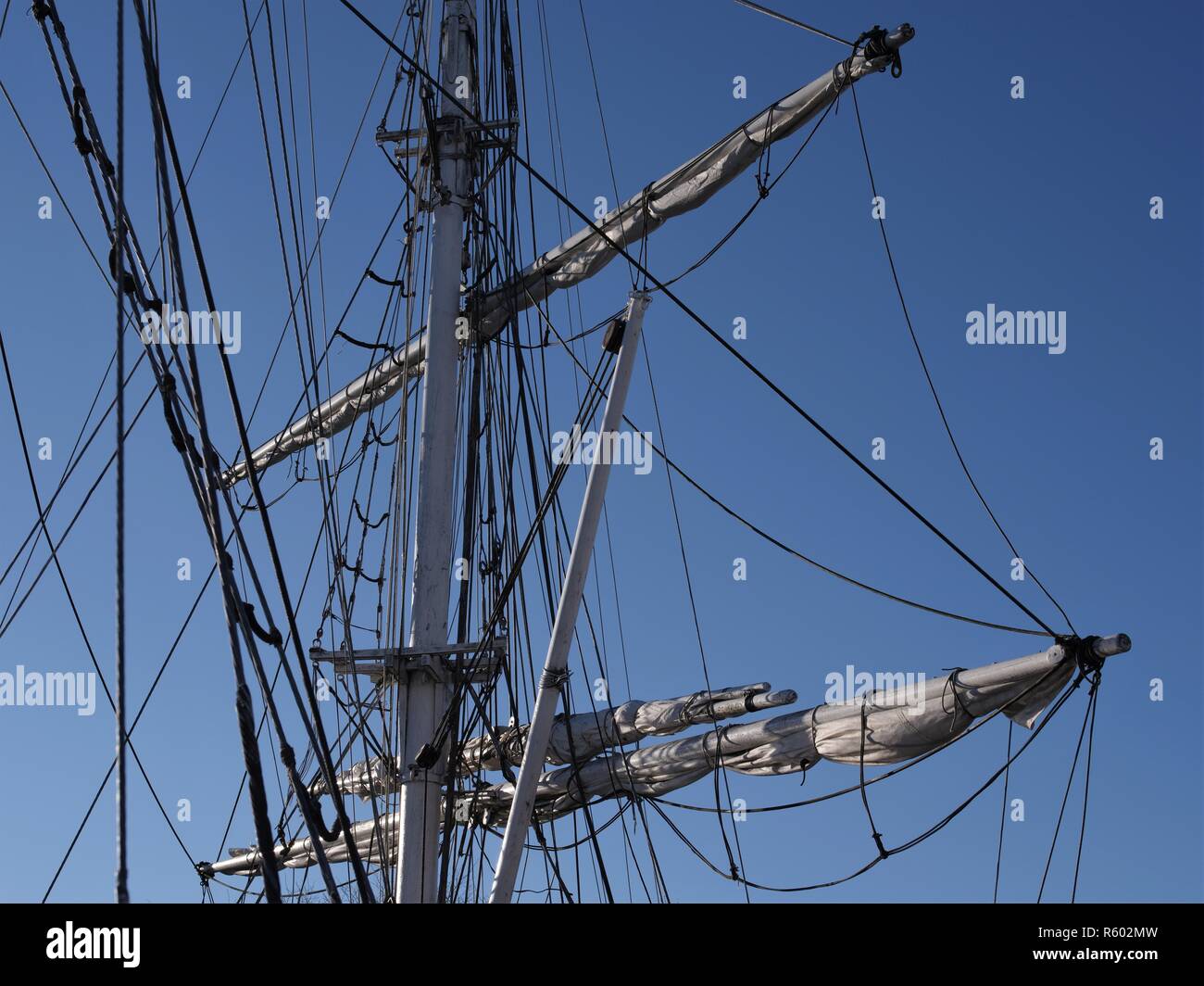 Grand voilier, Musée maritime de Vancouver, C.-B., Canada Banque D'Images