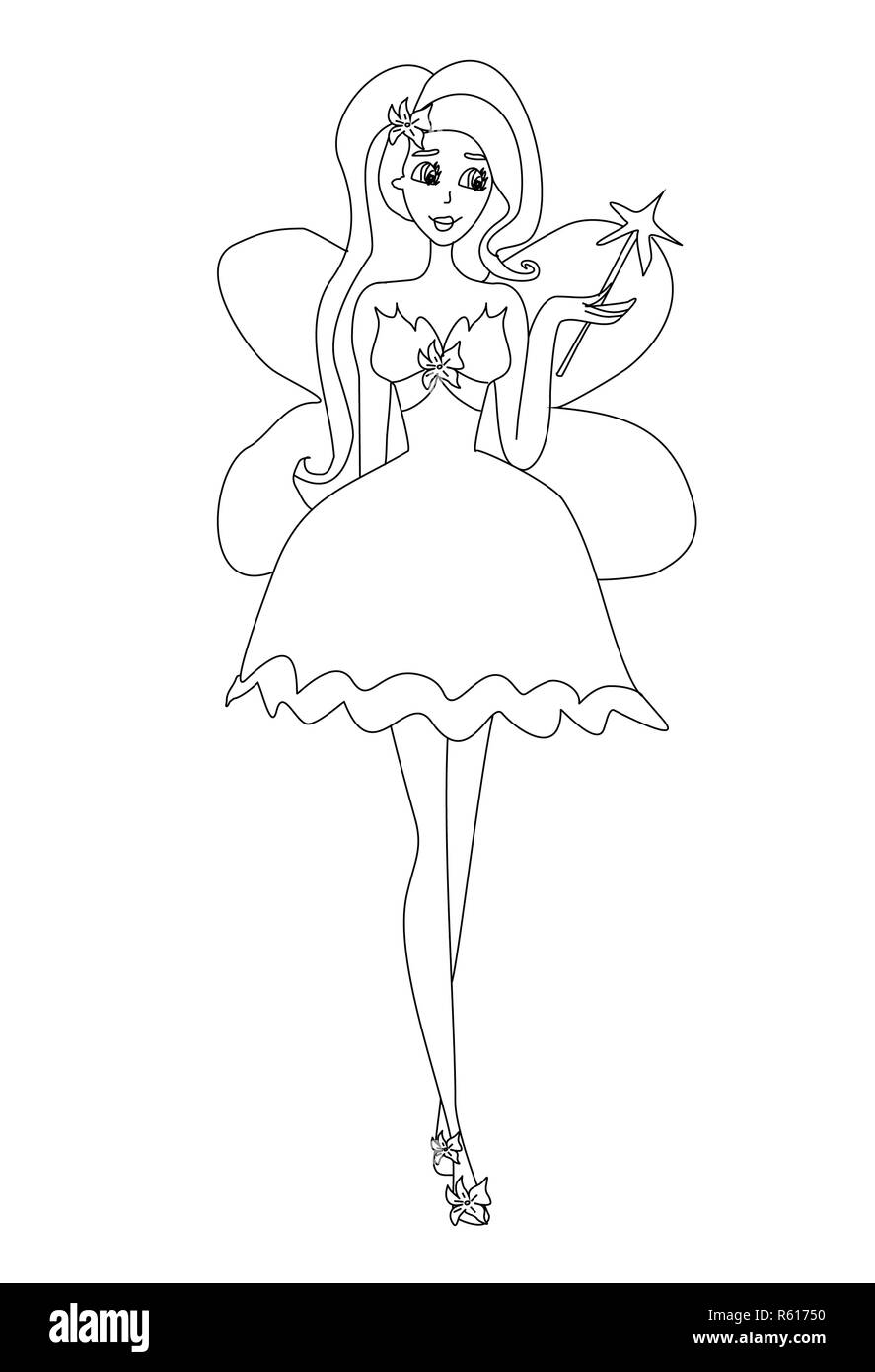 Belle Fee Banque D Images Noir Et Blanc Alamy