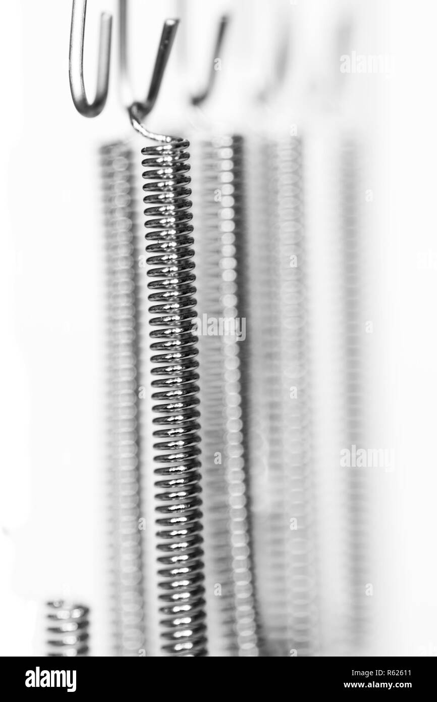 Chauffage filament spirale - lumière électrique Banque D'Images