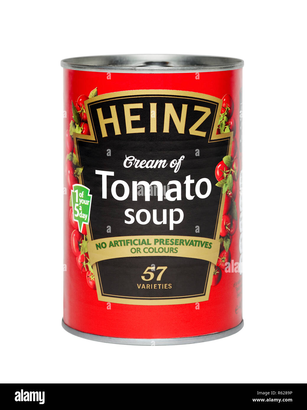 De la soupe aux tomates Heinz peut Banque D'Images