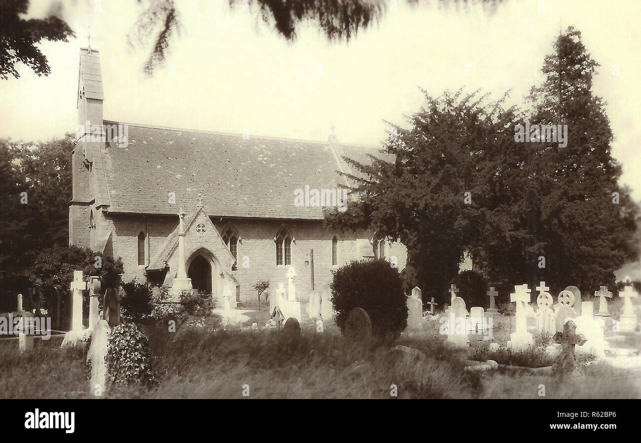 Headington Quarry 1936 Église Banque D'Images