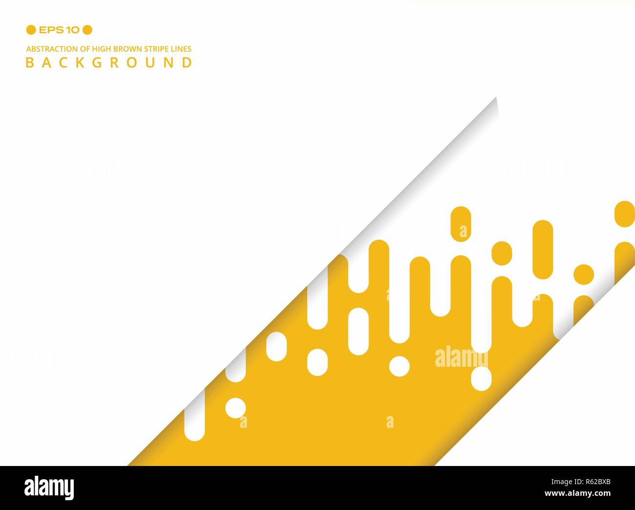Résumé d'une bande de couleur jaune motif de lignes de fond avec une copie gratuite de l'espace sur la gauche, vector eps10 Illustration de Vecteur