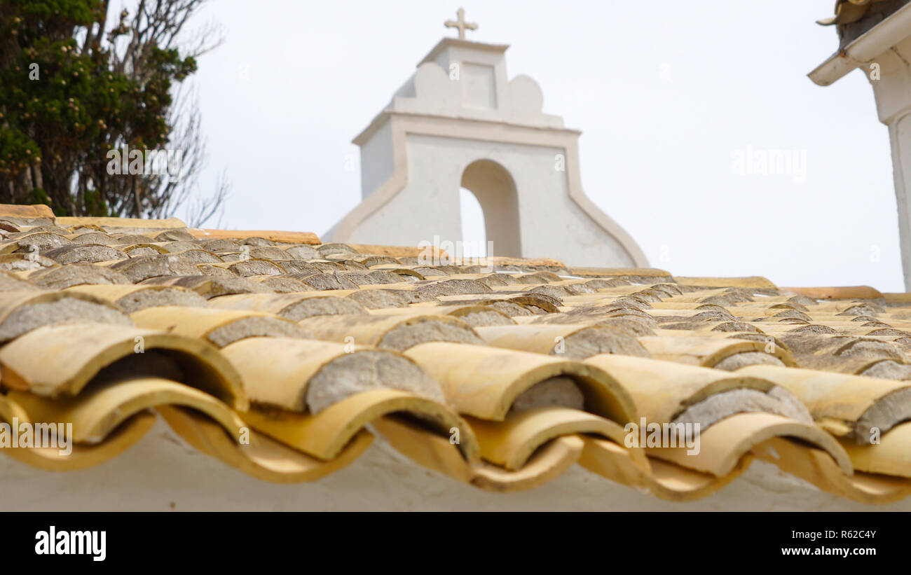 L'île de la souris, Corfou, Grèce Banque D'Images