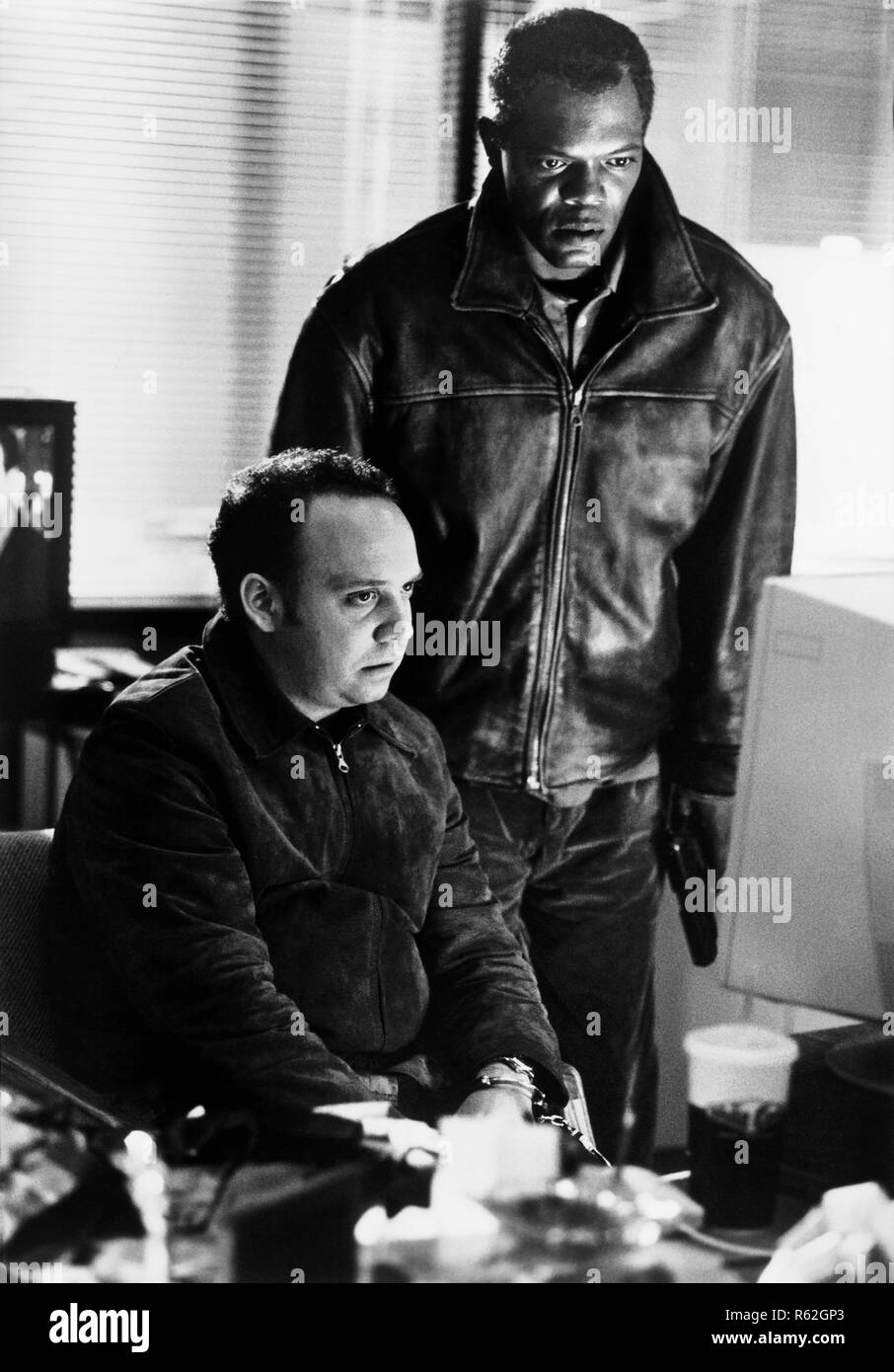 Verhandlungssache aka. Le Négociateur, USA 1998 Regie : F. Gary Gray Acteurs : Samuel L. Jackson, Paul Giamatti Banque D'Images