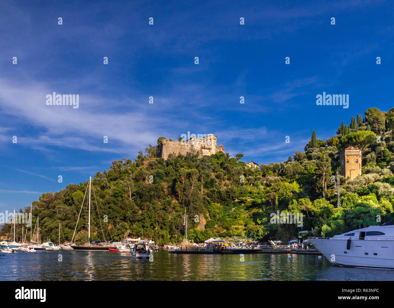 Museum Château Brown à Portofino, Province de Gênes, Riviera di Levante, Ligurie, Italie, Europe Banque D'Images