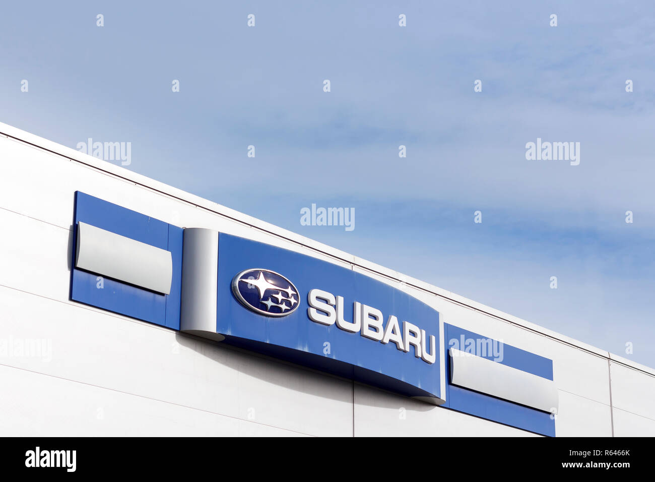 Affiche Promotionnelle Subaru WRX BBS - 47,5 X 20 Cm - Vintage Concessionnaire
