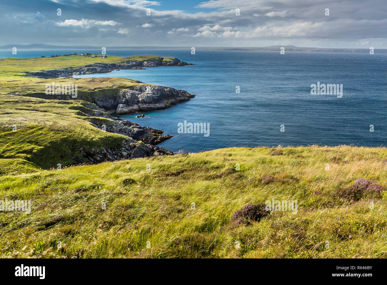 La côte écossaise, Isle Of Lewis, îles Hébrides, Ecosse, Royaume-Uni Banque D'Images