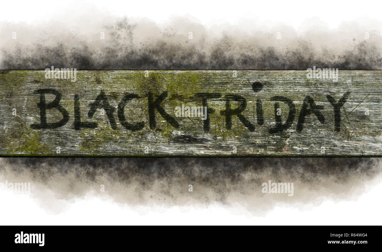 vendredi noir Banque D'Images