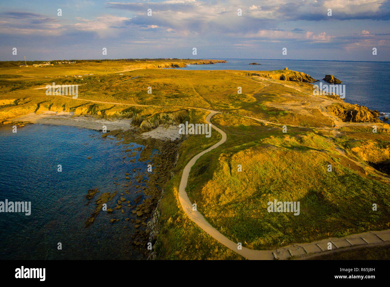 Vue aérienne de quiberon Banque de photographies et d’images à haute