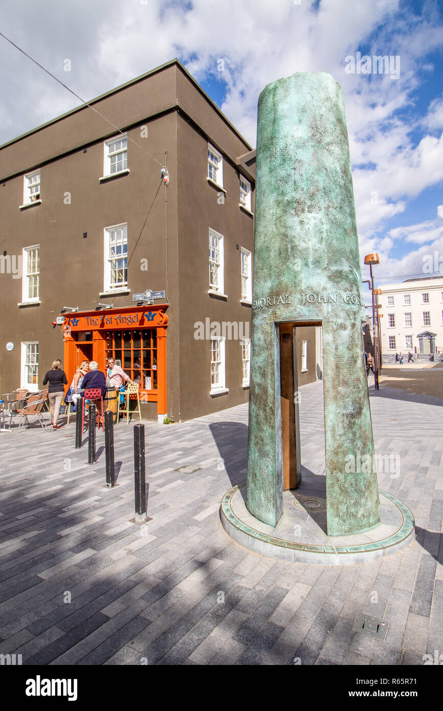 John Condon Memorial sculpture dans la ville de Waterford dans le comté de Waterford en Irlande Banque D'Images