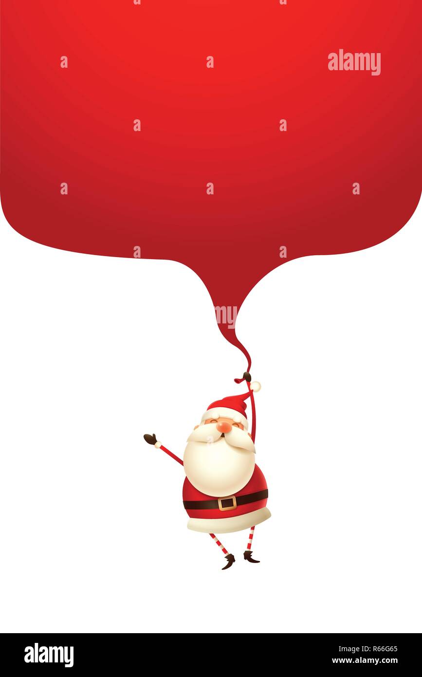 Père Noël cadeaux pull sac - modèle Noël isolé sur fond blanc Illustration de Vecteur