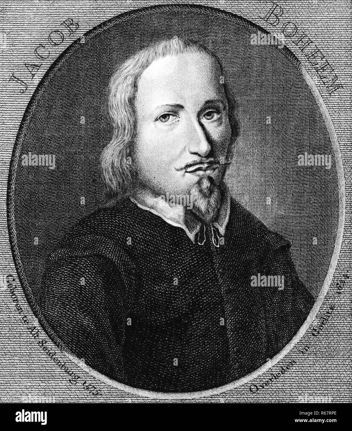 JAKOB BÖHME (1575-1624) philosophe allemand luthérien et thologian Banque D'Images