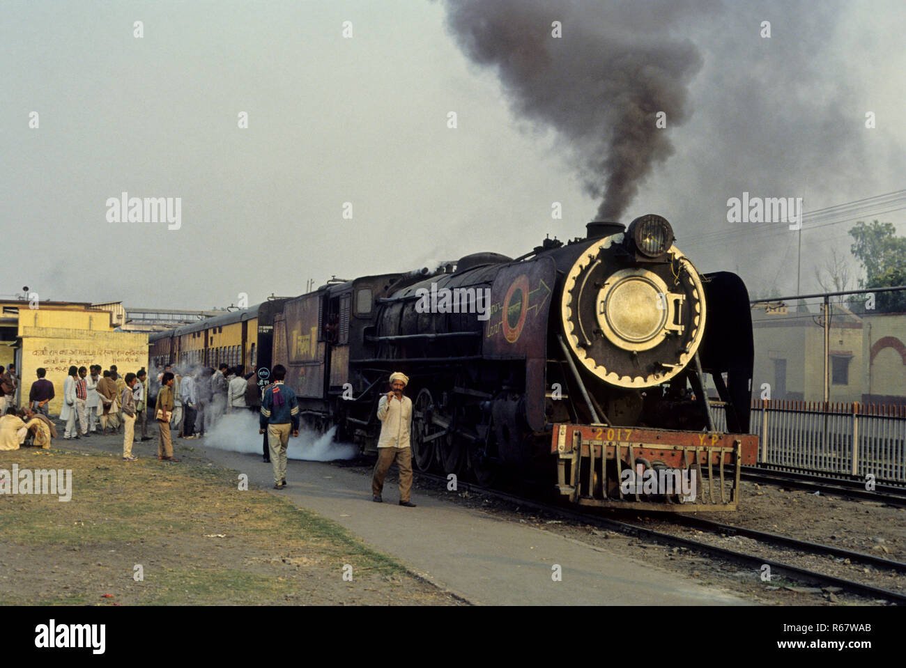 Chemins de fer Trains Banque D'Images