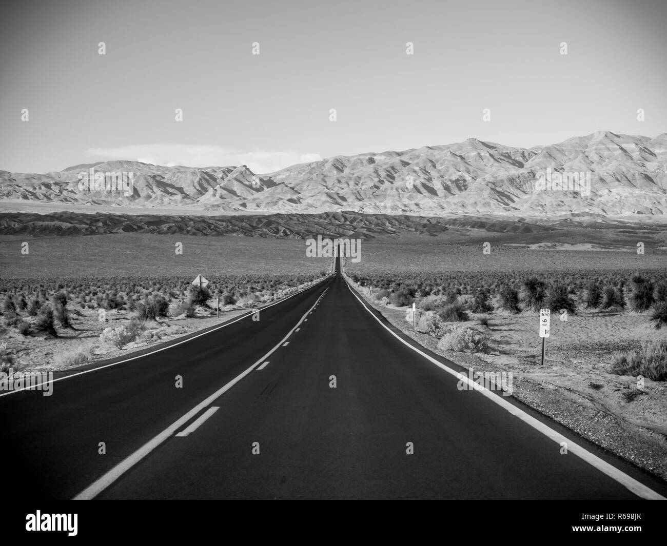 La vallée de la mort, désert de Mojave road, Californie, USA : Le meilleur endroit sur Terre Banque D'Images