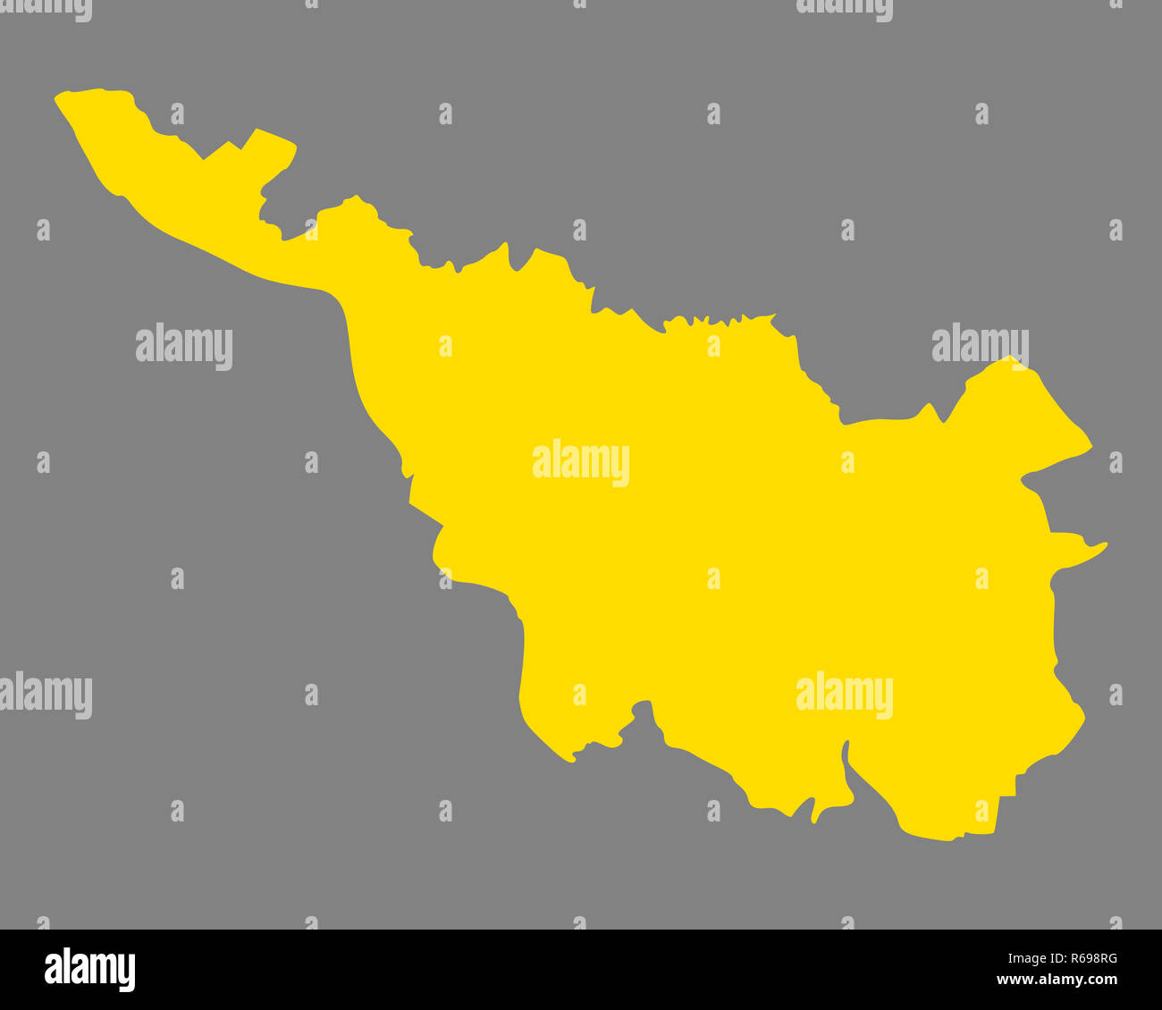 carte de Brême Banque D'Images