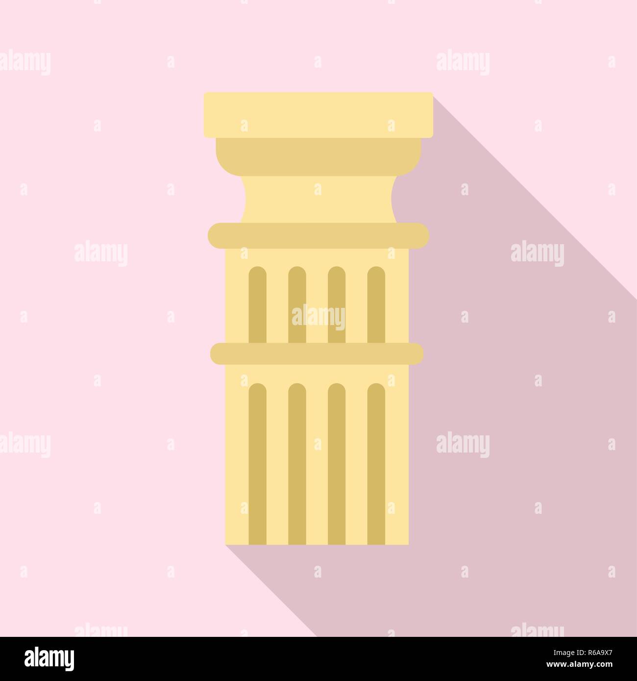 L'icône de la colonne romaine. Télévision illustration de l'icône vecteur colonne romaine pour la conception web Illustration de Vecteur