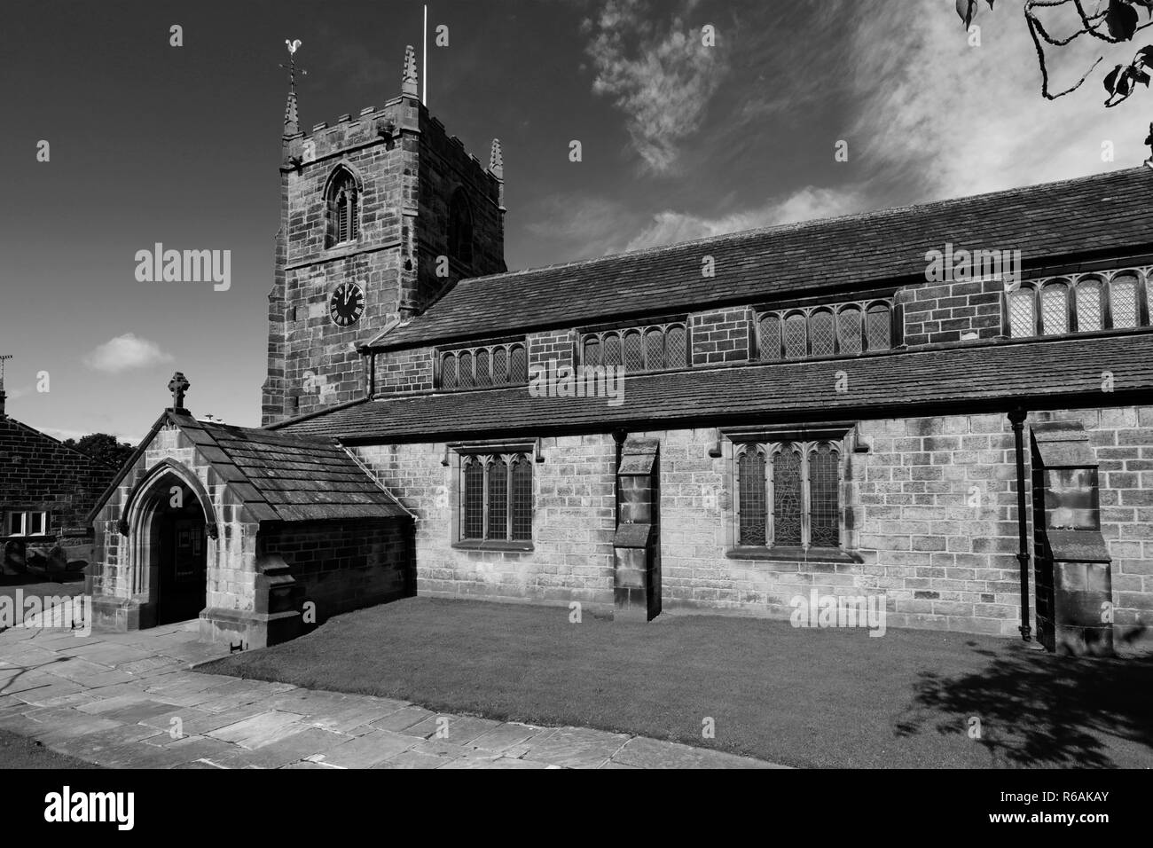 All Saints Church, Ilkley town, West Yorkshire, Angleterre, Royaume-Uni Banque D'Images