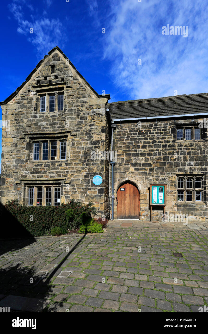 Le Manor House Museum, Ilkley town, West Yorkshire, Angleterre, Royaume-Uni Banque D'Images