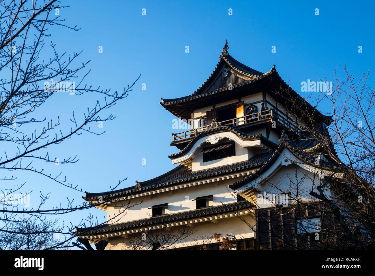 Le donjon du château d'Inuyama Inuyama, City, Aichi Prefecture, Japan Banque D'Images