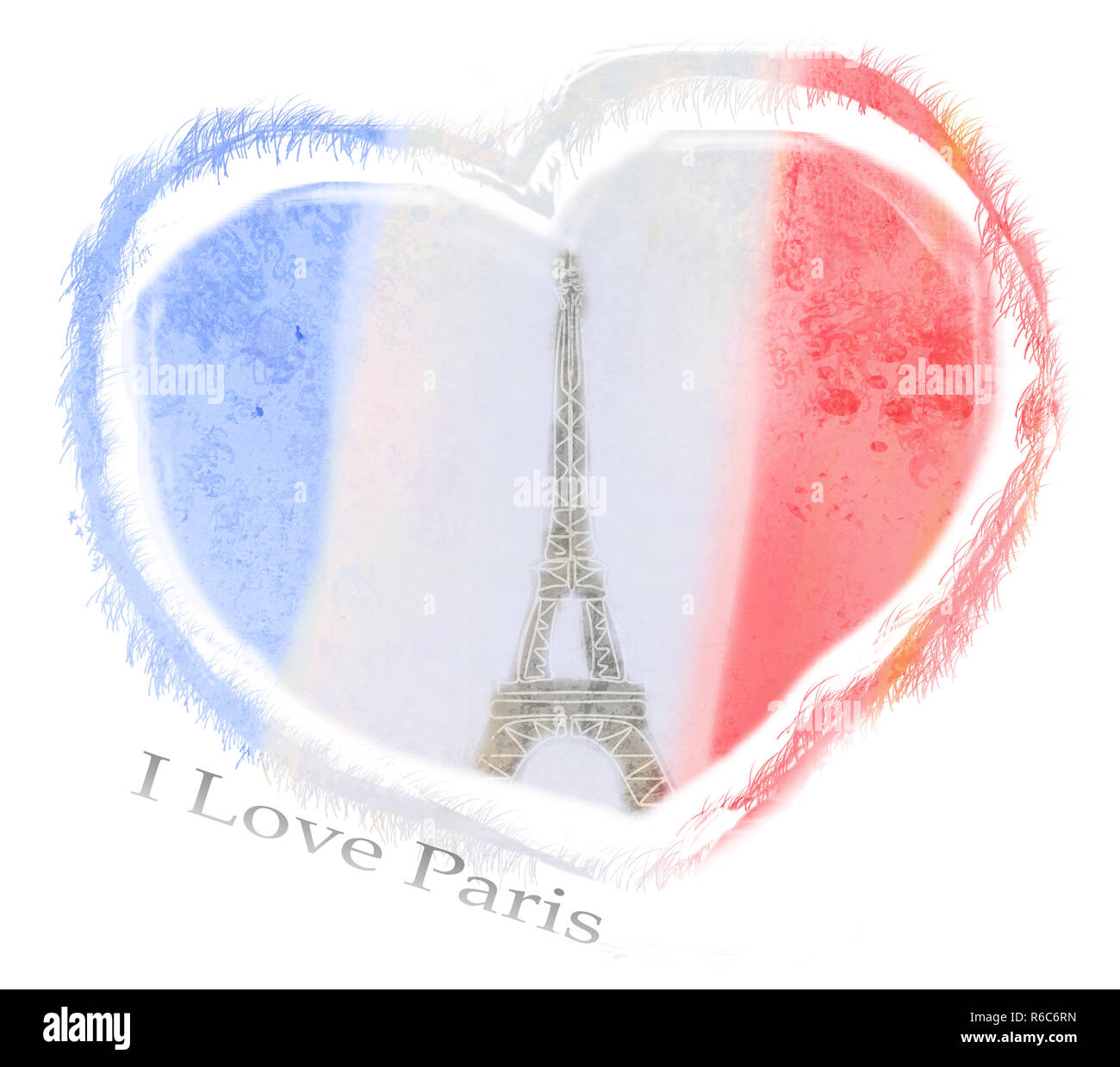 J'aime paris design Banque D'Images