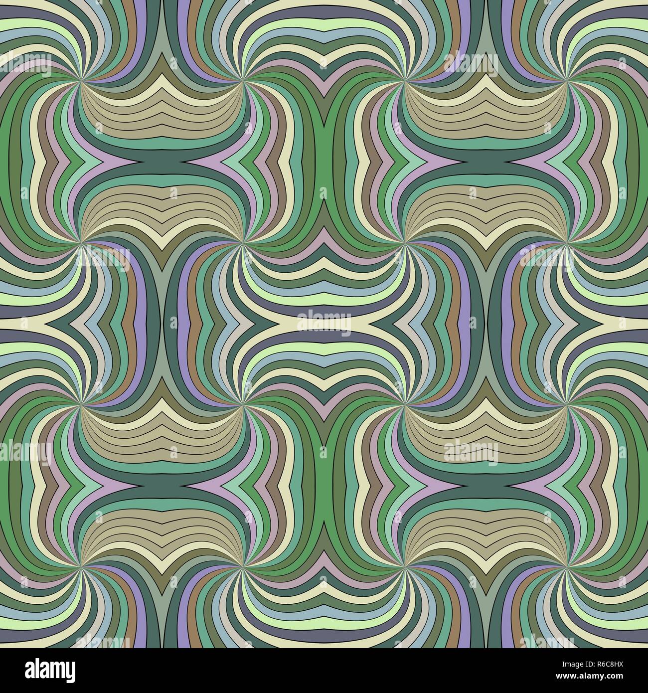 Transparent coloré en spirale psychédélique abstract background pattern stripe ray Illustration de Vecteur
