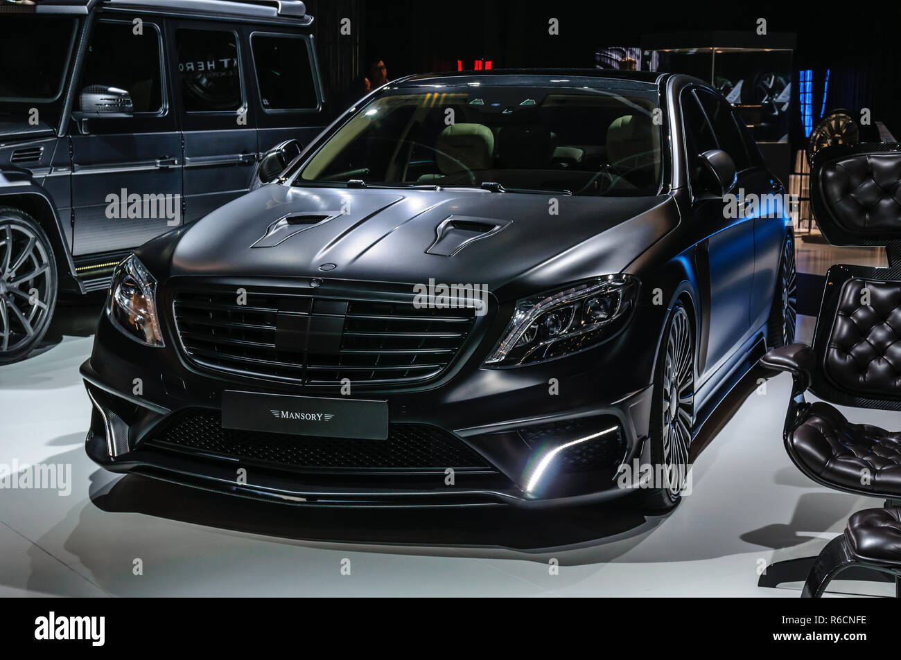 Francfort Sept 15 Mansory Black Edition Mercedes Classe S Amg S63 Presente A L Iaa International Motor Show Le Septembre 15 A Francfort Ge Photo Stock Alamy