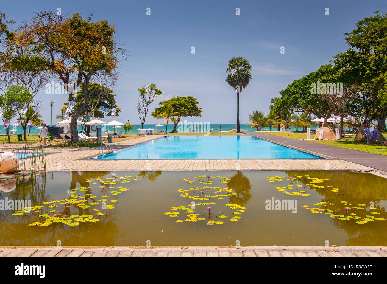 Trinco Blu par Cannelle Hôtel de luxe à Trincomalee, Sri Lanka Banque D'Images